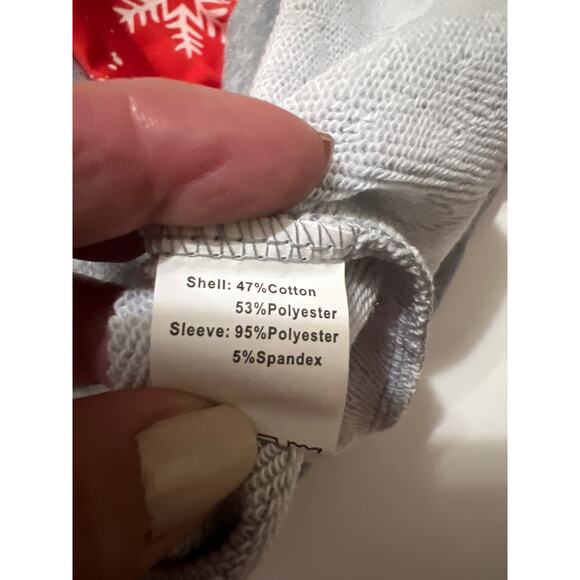 Women’s Plus Size Merry Christmas Pullover Sweatshirt Size 2XL - Picture 8 of 9